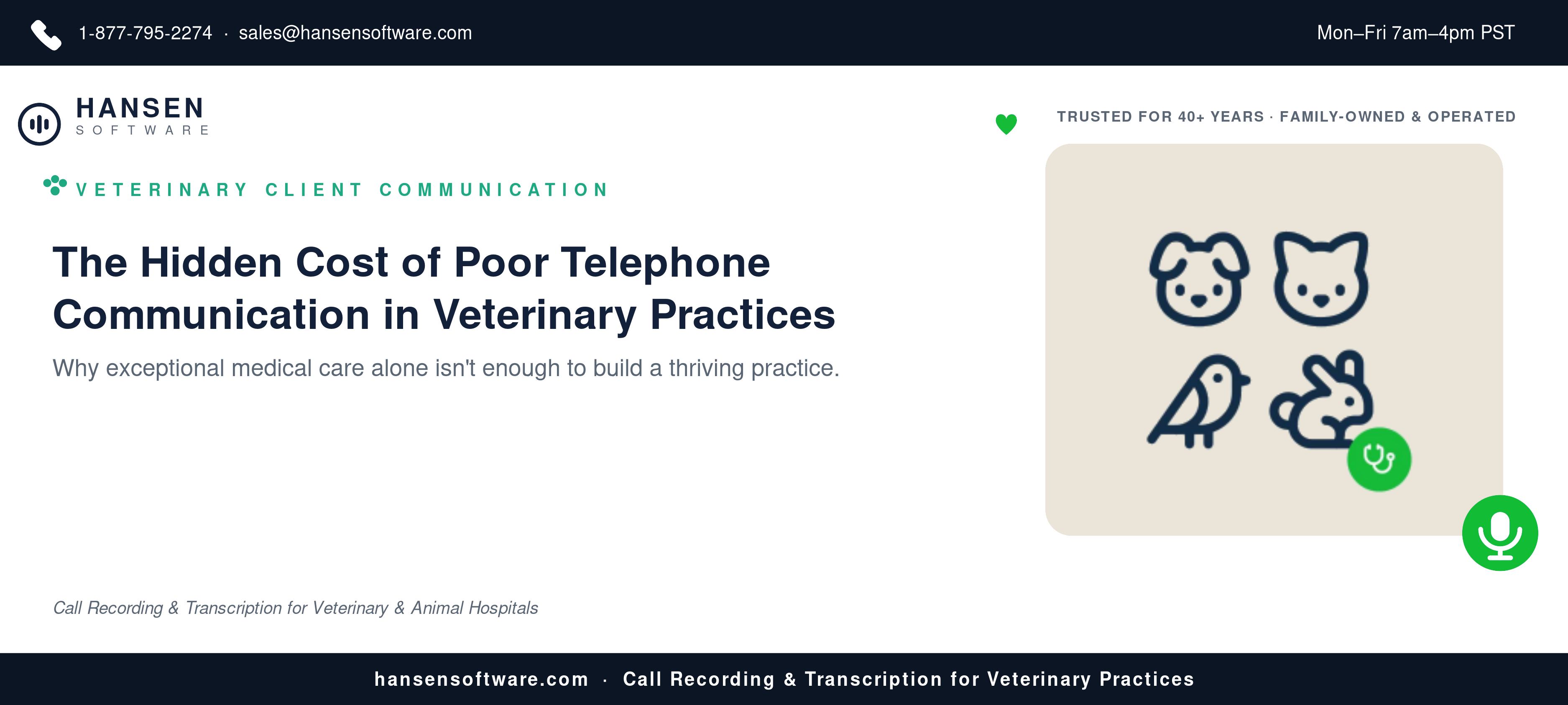 How Better Veterinary Phone Communication Improves Client Care